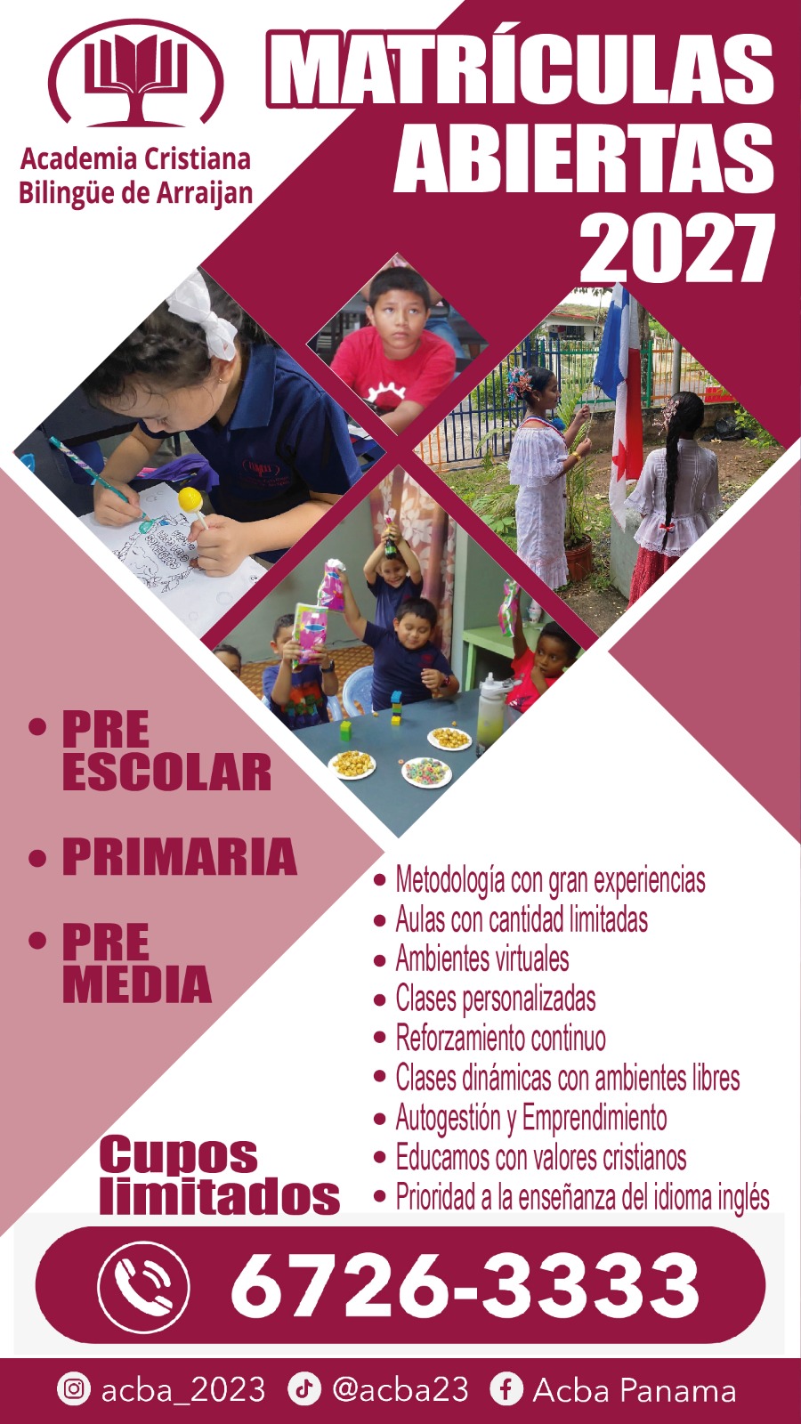 Precios ACBA - Academia Cristiana Bilingüe 2